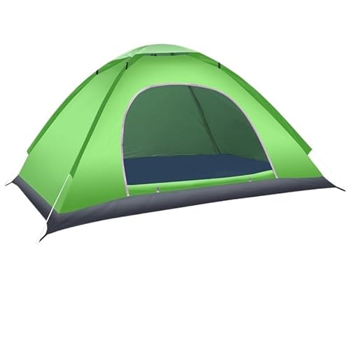Mehrpersonen-Campingzelt, Outdoor-Zelt, einfach aufzubauende Markise, geeignet for Camping, Strand, Rucksackreisen, Wandern (Color : Green 1-2 People) von BADALO