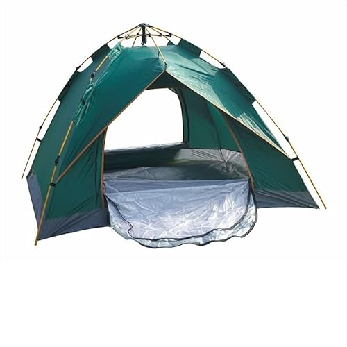 Mehrpersonen-Campingzelt, Outdoor-Zelt, einfach aufzubauende Markise, geeignet for Camping, Strand, Rucksackreisen, Wandern (Color : Green Large, Size : for 1-2 People) von BADALO