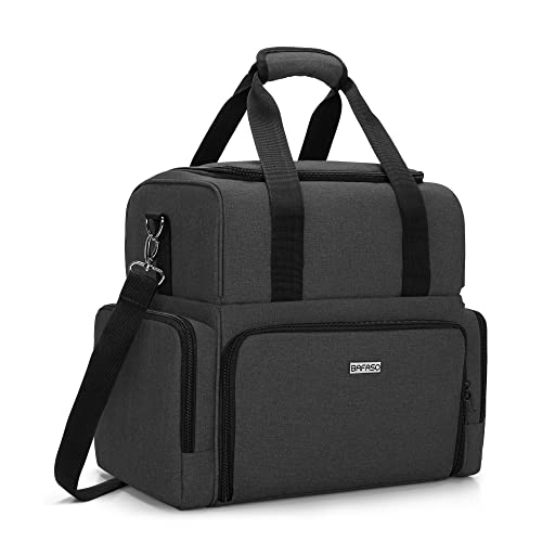BAFASO Kosmetik Organizer Tasche, Make Up Tasche für Damen, Kulturtasche mit Großer Kapazität, Kosmetiktasche für Unterwegs, Schwarz BAFASO Kosmetik Organizer Tasche, Make Up Tasche für Damen, Kulturtasche mit Großer Kapazität, Kosmetiktasche für Unterwegs, Schwarz von BAFASO