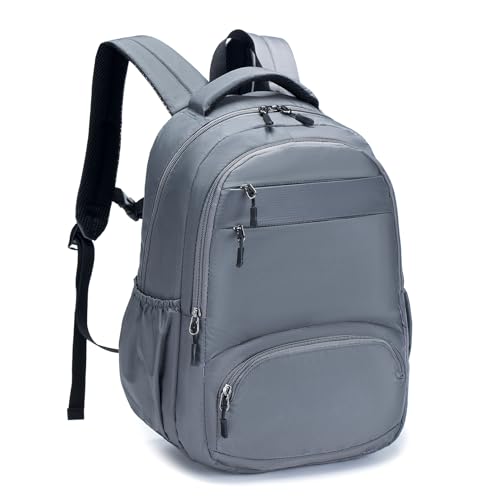 BAGZY Reiserucksack Rucksack Handgepäck 40x30x15 British Airways，Klein Rucksack Leicht Kabinentasche Daypack Reisetasche für College Arbeiten，Grau von BAGZY