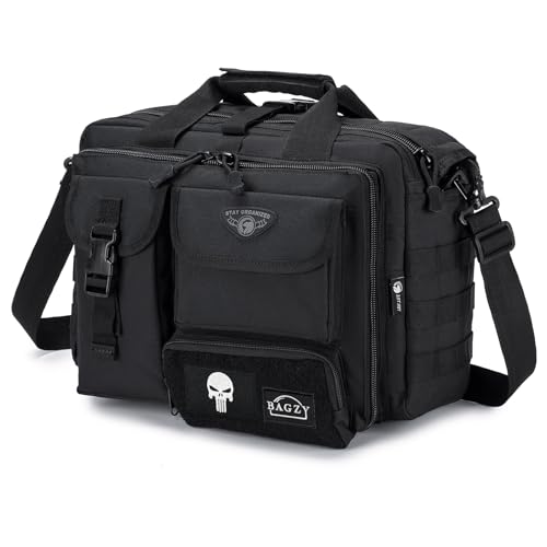 BAGZY Multifunktional Taktische Tasche Arbeitstasche Herren Militär Tasche Umhängetasche 14Zoll Laptoptasche Pilotentasche Bundeswehr Aktentasche Schultasche Kamera (Schwarz 14 Zoll) BAGZY Multifunktional Taktische Tasche Arbeitstasche Herren Militär Tasche Umhängetasche 14Zoll Laptoptasche Pilotentasche Bundeswehr Aktentasche Schultasche Kamera (Schwarz 14 Zoll) von BAGZY