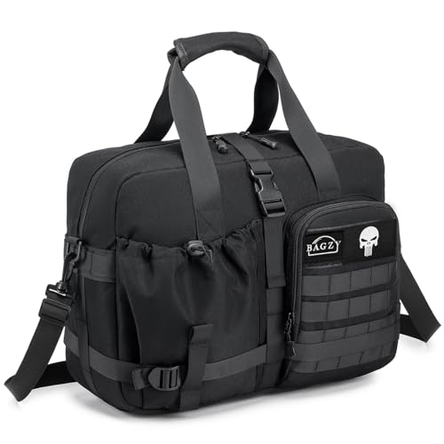 BAGZY Taktischer Handgepäck 40x30x20 Wizzair, Multifunktional Taktische Reisetasche 15.6 Zoll Laptoptasche Herren Militär Tasche Umhängetasche Arbeitstasche Taschen Reise Kabine, Oxford Schwarz BAGZY Taktischer Handgepäck 40x30x20 Wizzair, Multifunktional Taktische Reisetasche 15.6 Zoll Laptoptasche Herren Militär Tasche Umhängetasche Arbeitstasche Taschen Reise Kabine, Oxford Schwarz von BAGZY