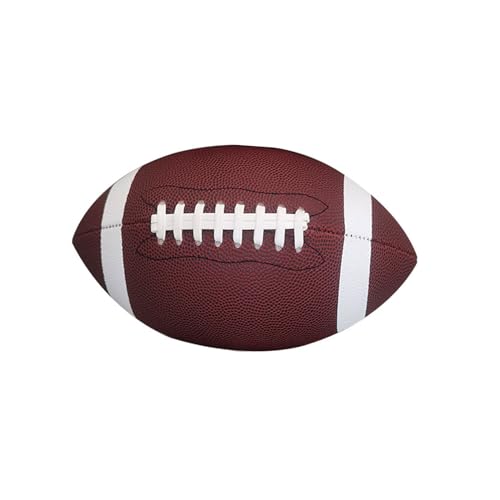 BAHJKASD Retro-Ball-Trainingsball, American Football, Wettkampfball, aufblasbarer Fußball für drinnen und draußen, Fußball für Erwachsene und Kinder von BAHJKASD