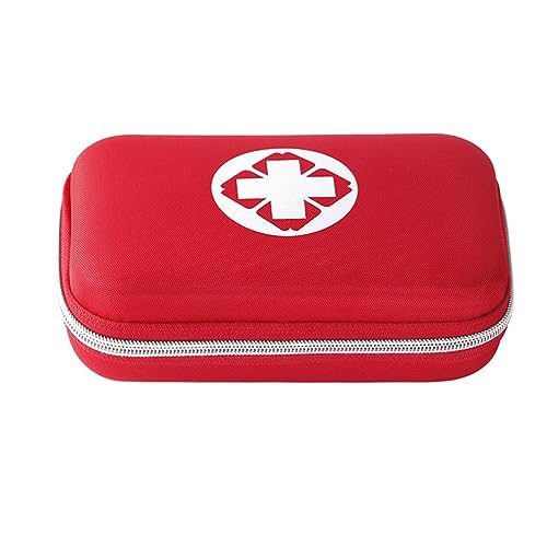 BAHJKASD Tragbare Kits Traumatasche, kleine Erste-Hilfe-Kits, Tasche, Reisen, Überleben, kleine medizinische Tasche, einfach zu tragen, rot von BAHJKASD