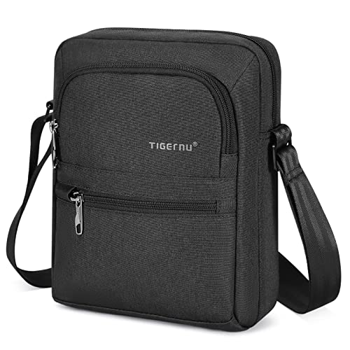 BAIGIO Umhängetasche Herren Schultertasche Oxford Klein Herrentasche Crossbody Messenger Tasche mit iPad-Fach und verstellbarem Schultergurt BAIGIO Umhängetasche Herren Schultertasche Oxford Klein Herrentasche Crossbody Messenger Tasche mit iPad-Fach und verstellbarem Schultergurt von BAIGIO