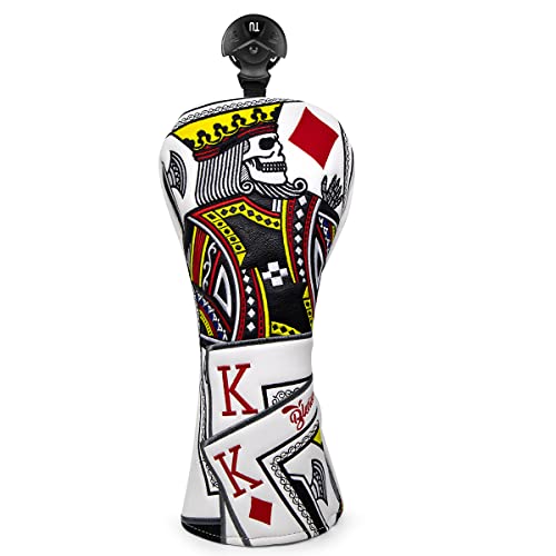 BAIRBRE Golfschlägerabdeckungen, Poker Diamond King 3, Leder, für Driver, Fairway, Hybrid und Putter, Golf BAIRBRE Golfschlägerabdeckungen, Poker Diamond King 3, Leder, für Driver, Fairway, Hybrid und Putter, Golf von BAIRBRE