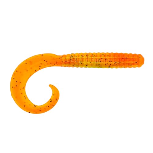 BAITFUEL Saltwater GO2 Grub Creature Bait Supercharged mit X65 Salzwasserformel, 15,2 cm, Golden Ambulance von BAITFUEL