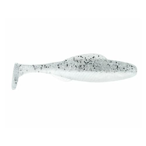 BAITFUEL Saltwater GO2 Minnow Swimbait Supercharged mit X65 Salzwasserformel, 7,6 cm, Silver Shad von BAITFUEL