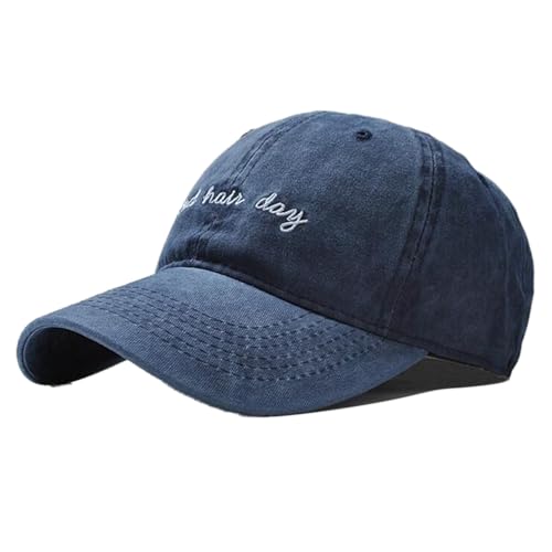 BAJIE Baseball Caps Gewaschene Baumwolle Bad Hair Day verstellbare einfarbige Baseball Cap Unisex Paar Hut Papa Hut BAJIE Baseball Caps Gewaschene Baumwolle Bad Hair Day verstellbare einfarbige Baseball Cap Unisex Paar Hut Papa Hut von BAJIE