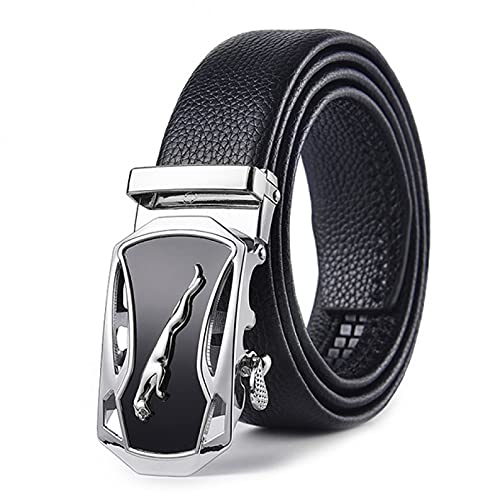 BAJIE Herrengürtel Echtes Leder Herren Einfacher Gürtel Modedesigner Business Gürtel Jaguar Muster Dekorative Legierung Automatische Schnalle BAJIE Herrengürtel Echtes Leder Herren Einfacher Gürtel Modedesigner Business Gürtel Jaguar Muster Dekorative Legierung Automatische Schnalle von BAJIE