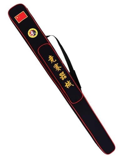 Schwertbokken,Schwerttasche, Sword Tragetasche, Langwaffen-Tasche Mit Chinesischer Kung Fu, Tai Chi Schwerttasche Tragetasch, Tragbar Trainingsgerät Zubehör Beutel Single Layer,120cm von BALAMLB