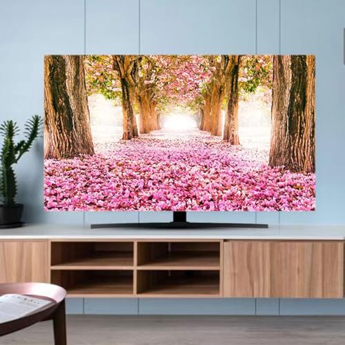 TV-Abdeckung Für Den Innenbereich,TV Bildschirmabdeckungen, Tv-Abdeckung 32-75 Zoll Fernseher, Tv-Staubschutz,Staubdichte, Universeller Gebogener Bildschirm Für Die Wandmont E2,55in von BALAMLB