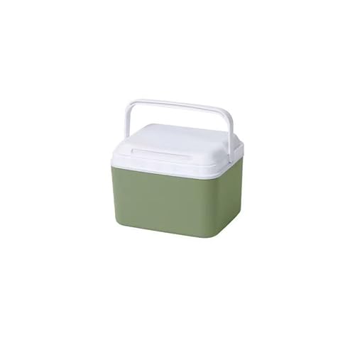 Auto Kühlbox für SMART, Tragbare Passiv Eisbox Mini Kühlschrank Thermobox für Essen und Getränke Camping Kühltasche Auto Zubehör,Green-S von BALIJUN