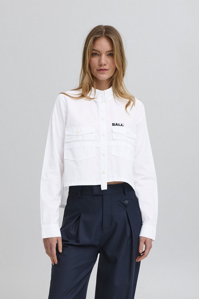 BALL Hemdbluse BANORA CROPPED Stylische cropped Bluse BALL Hemdbluse BANORA CROPPED Stylische cropped Bluse von BALL