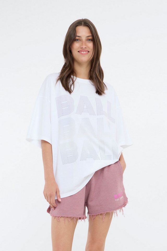 BALL Rundhalsshirt BABALDO lässiges T-Shirt mit Print BALL Rundhalsshirt BABALDO lässiges T-Shirt mit Print von BALL