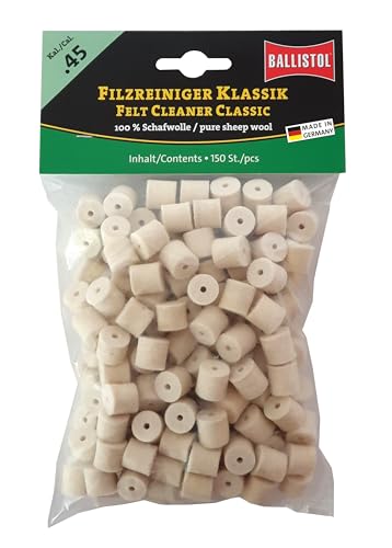 BALLISTOL 23231 Filzreiniger Klassik - Laufreiniger für Gewehr Kal. .45 - 150 Stück BALLISTOL 23231 Filzreiniger Klassik - Laufreiniger für Gewehr Kal. .45 - 150 Stück von BALLISTOL