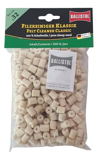 Ballistol Unisex – Erwachsene 23211 Filzreiniger Klassik, neutral, Kaliber .32/8 mm-300 Stück Ballistol Unisex – Erwachsene 23211 Filzreiniger Klassik, neutral, Kaliber .32/8 mm-300 Stück von BALLISTOL