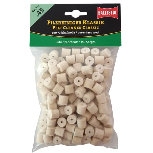 Ballistol Unisex – Erwachsene 23231 Filzreiniger, neutral, Kaliber .45-150 Stück Ballistol Unisex – Erwachsene 23231 Filzreiniger, neutral, Kaliber .45-150 Stück von BALLISTOL