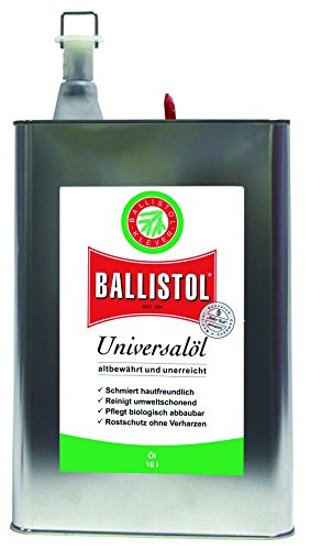 BALLISTOL 21170 Universalöl - Rostschutz, Schmieröl, Pflegemittel und Reinigungsmittel - 10 Liter Kanister von BALLISTOL
