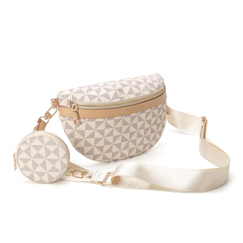 BANGDILS Umhängetasche für Damen, Leder-Brust-Schultertasche, Gürteltasche mit verstellbarem Riemen, Brusttasche, trendige karierte Gürteltasche für den täglichen Einkauf und Reisen BANGDILS Umhängetasche für Damen, Leder-Brust-Schultertasche, Gürteltasche mit verstellbarem Riemen, Brusttasche, trendige karierte Gürteltasche für den täglichen Einkauf und Reisen von BANGDILS