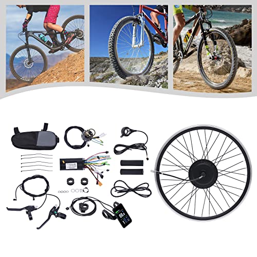 BAOCHADA 24 Zoll LCD E-Bike Umbausatz 500W Elektrofahrrad Umbausatz, Ebike Conversion Motor Kit für Vorderrad 36V, 5 Gänge Elektrofahrrad Motor Vorderrad Kit mit LCD Display BAOCHADA 24 Zoll LCD E-Bike Umbausatz 500W Elektrofahrrad Umbausatz, Ebike Conversion Motor Kit für Vorderrad 36V, 5 Gänge Elektrofahrrad Motor Vorderrad Kit mit LCD Display von BAOCHADA