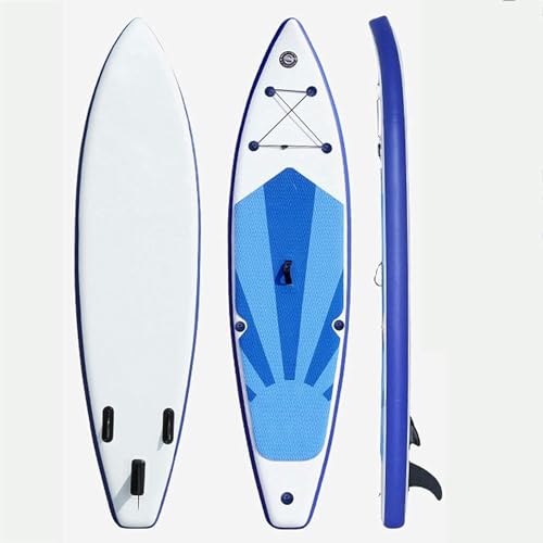 Tragbares aufblasbares Stand-Up-Paddle-Board 10,4 Fuß for Paddeln, Surfkontrolle for Jugendliche und Erwachsene von BAOLIQ