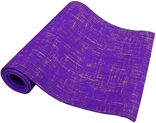 Yoga Pilates Matte Sit-ups Liegestütze Stretching Liegestütze Herren Damen & Kinder PVC Fitness Trainingsmatte(Purple) von BAOLIQ