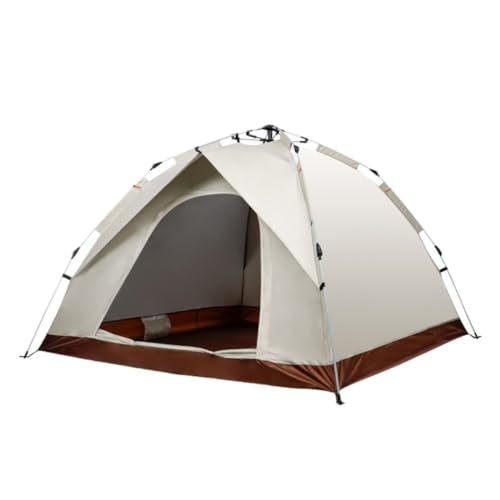 Zelt aufblasbar Outdoor-Campingzelt for 3–4 Personen. Outdoor-Camping, Vollautomatisches Zelt, Regen- Und Sonnensicheres Tragbares Zelt Camping Tent (Color : White, Size : B) von BAOSHUPINGY