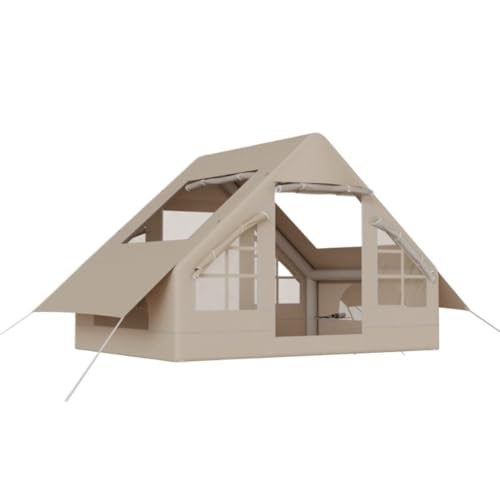 Zelt aufblasbar Tragbares, Zusammenklappbares Campingzelt, Frei Aufzubauen, Regensicheres Campingzelt, Aufblasbares Zelt, Campingausrüstung Camping Tent (Color : White, Size : B) von BAOSHUPINGY
