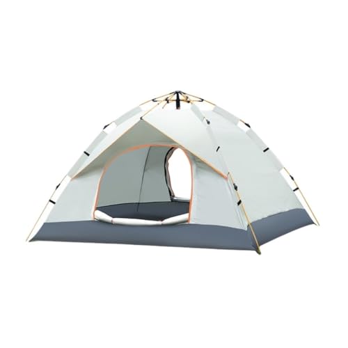 Zelt aufblasbar Zelt Im Freien, Camping, Automatisches Zelt, Schnell Zu Öffnen, Camping, Gefälschte Doppelschicht, Faltbar, Zelt, Campingausrüstung Camping Tent (Color : White, Size : B) von BAOSHUPINGY