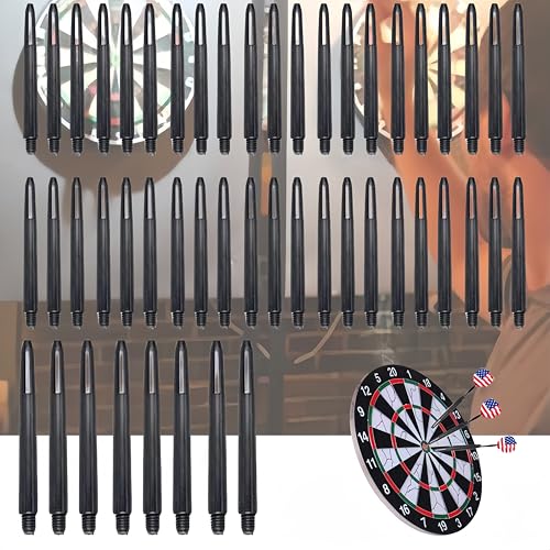 BAOSROY Dart Schaft,Dart-Schäfte,Dartschäfte Kunststoff,Schraubengewinde Kunststoff Dartpfeile,Dartpfeil Schäfte,Schwarz Dartschaft mit Standard 2BA Schraubengewinde,Schwarz, 50PCS BAOSROY Dart Schaft,Dart-Schäfte,Dartschäfte Kunststoff,Schraubengewinde Kunststoff Dartpfeile,Dartpfeil Schäfte,Schwarz Dartschaft mit Standard 2BA Schraubengewinde,Schwarz, 50PCS von BAOSROY