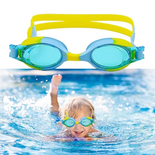 BAOSROY Schwimmbrillen Kinder,Schwimmbrille Kinder Antibeschlag,Anti-Fog Schwimmbrille,Anti-Beschlag-UV-Schutz Wasserdicht Klare Sicht Einfach für Männer Frauen Mädchen Jungen Geschenke von BAOSROY