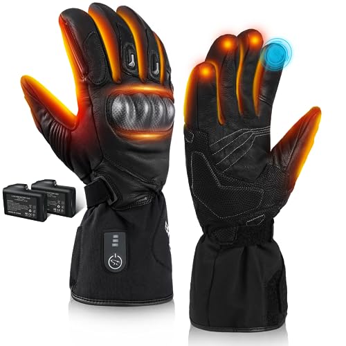 BARCHI Beheizte Handschuhe für Männer und Frauen, wiederaufladbare Motorradhandschuhe, elektrische Handwärmer, geeignet für Winterradfahren, Skifahren, Wandern, Laufen, Arbeiten, etc. BARCHI Beheizte Handschuhe für Männer und Frauen, wiederaufladbare Motorradhandschuhe, elektrische Handwärmer, geeignet für Winterradfahren, Skifahren, Wandern, Laufen, Arbeiten, etc. von BARCHI HEAT