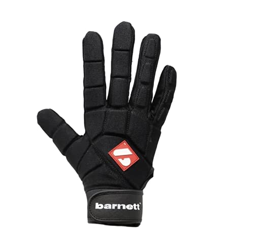 BARNETT FKG-03 American Football Handschuhe Linemen Profi, OL,DL Black (M) von BARNETT