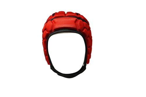 BARNETT Heat PRO Rugby Helm, Spielhelm Profi, Farbe rot (XL) von BARNETT