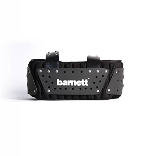 BARNETT MBP-01 American Football Rippen- und Rückenschutz, Farbe schwarz (M) von BARNETT