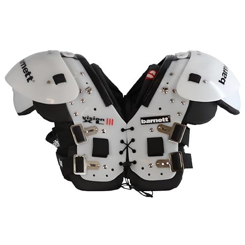 Vision III American Football Schulterschutz, sehr leicht, Gr 2XL, Farbe schwarz Vision III American Football Schulterschutz, sehr leicht, Gr 2XL, Farbe schwarz von BARNETT