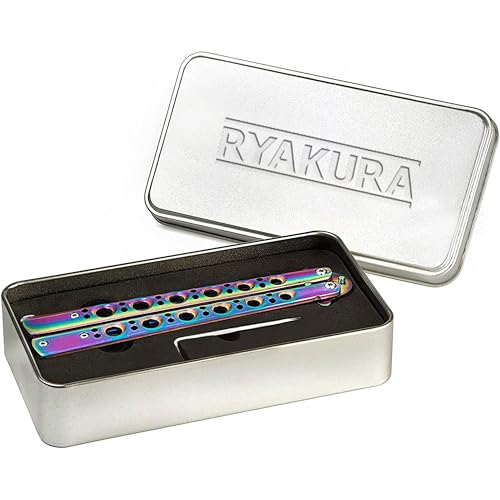 BARRAKUDA Plemont RYAKURA Legaler Butterfly Trainer | Komplettset mit Schraubendreher, Ersatzschrauben und Aufbewahrungsbox | Extrem hohe Qualität | 14 cm Griffe für tolle Tricks BARRAKUDA Plemont RYAKURA Legaler Butterfly Trainer | Komplettset mit Schraubendreher, Ersatzschrauben und Aufbewahrungsbox | Extrem hohe Qualität | 14 cm Griffe für tolle Tricks von BARRAKUDA
