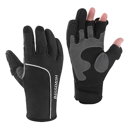 Bassdash WintePro Isolierte Angelhandschuhe wasserabweisend mit Fleecefutter Kaltes Wetter Winterhandschuhe für Männer Frauen Idee für Eisfischen Jagd Fotografie Wandern Bassdash WintePro Isolierte Angelhandschuhe wasserabweisend mit Fleecefutter Kaltes Wetter Winterhandschuhe für Männer Frauen Idee für Eisfischen Jagd Fotografie Wandern von Bassdash