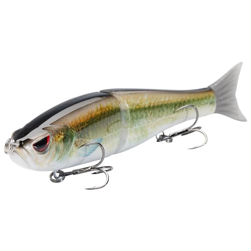 BASSDASH Wobbler Kunstköder 2-Segement Angelköder Summer Dancer Glide Bait Single-Jointed Swimbait Hecht Lachs Forelle Muskie Bass BASSDASH Wobbler Kunstköder 2-Segement Angelköder Summer Dancer Glide Bait Single-Jointed Swimbait Hecht Lachs Forelle Muskie Bass von Bassdash