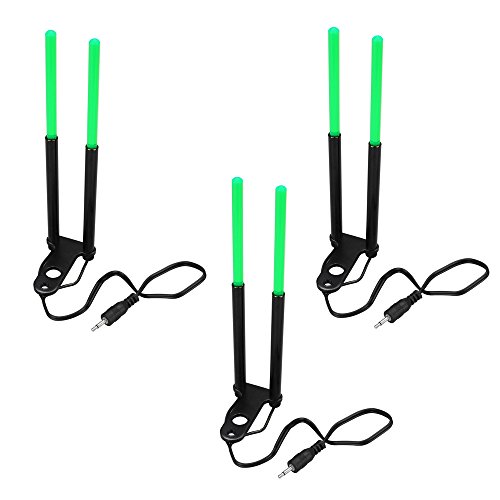 BAT-Tackle Illuminated LED Snag Ears Green 3er Pack von BAT-Tackle