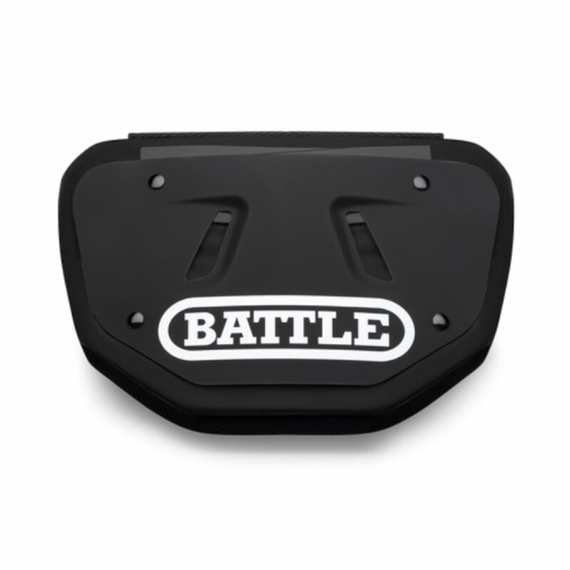 Battle Football Back Plate, Back Bone - schwarz von BATTLE