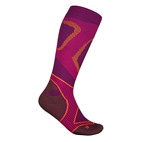 BAUERFEIND Laufsocken Run Performance Compression Socks, 1 Paar Sportsocken für Laufen & Fitness, Kniestrümpfe für Damen mit Targeted Compression Zone von BAUERFEIND