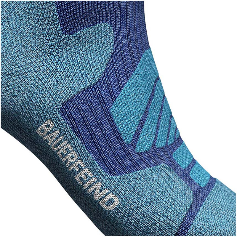 BAUERFEIND Merino Mid Cut Outdoor Socken Herren ocean blue 46-49 von BAUERFEIND