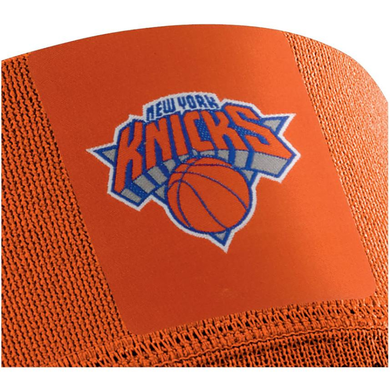 BAUERFEIND NBA Kompressions-Kniebandage Orange, New york Knicks XL von BAUERFEIND