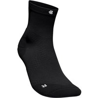 BAUERFEIND Run Ultralight Mid Cut Laufsocken Damen black 35-37 von BAUERFEIND