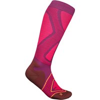 BAUERFEIND Ski Performance Kompressionssocken Damen, pink, 35-37, S von BAUERFEIND