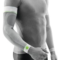 BAUERFEIND Sports Kompressionsbandage Arm weiß long M von BAUERFEIND