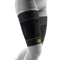 BAUERFEIND Sports Kompressionsbandage Oberschenkel schwarz, short, Gr. L von BAUERFEIND