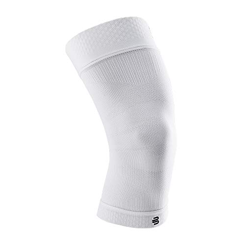 BAUERFEIND Unisex-Adult Sports Compression Knee Support Kniebandage, Weiß, XL von BAUERFEIND